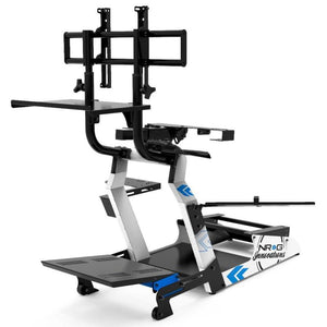 NRG FRP-APEX Racing Simulator Stand for Logitech, Thrustmaster, and Fanatec
