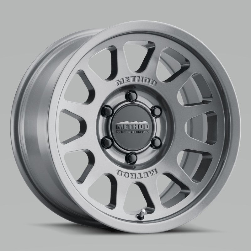 Method MR70378516800 MR703 17x8.5 0mm Offset 6x135 87mm CB Gloss Titanium Wheel