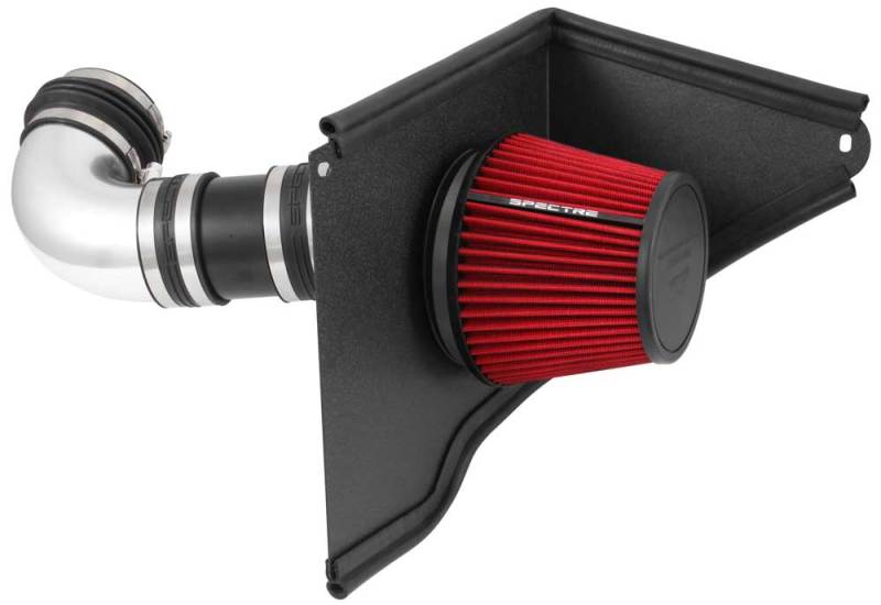 Spectre 9017 08-09 Pontiac G8 V8-6.0/6.2L F/I Air Intake Kit - Polished w/Red Filter