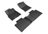 3D MAXpider L1TY25001509 2018-2020 Lincoln/fits Ford Navigator/Expedition Kagu 2nd Row Floormats - Black