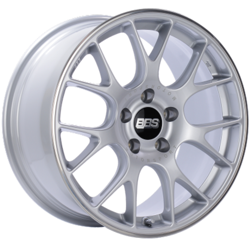 BBS CH129SPO CH-R 19x8 5x120 ET40 Brilliant Silver Polished Rim Protector Wheel -82mm PFS/Clip Required