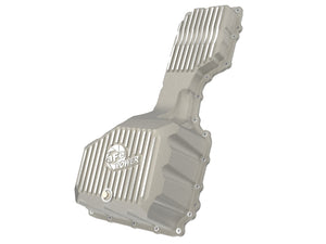 aFe 46-71360A fits GM Diesel Trucks 17-19 V8-6.6L L5P POWER Street Series Engine Oil Pan Raw w/ Machined Fins