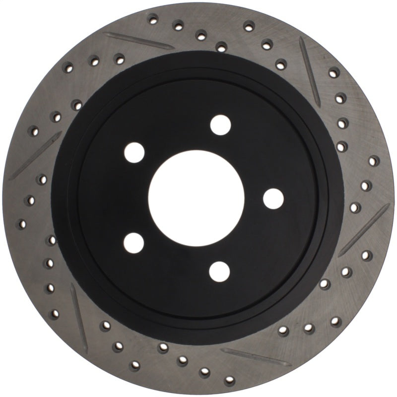 Stoptech 127.61087R 05-10 Ford Mustang Slotted & Drilled Right Rear Rotor