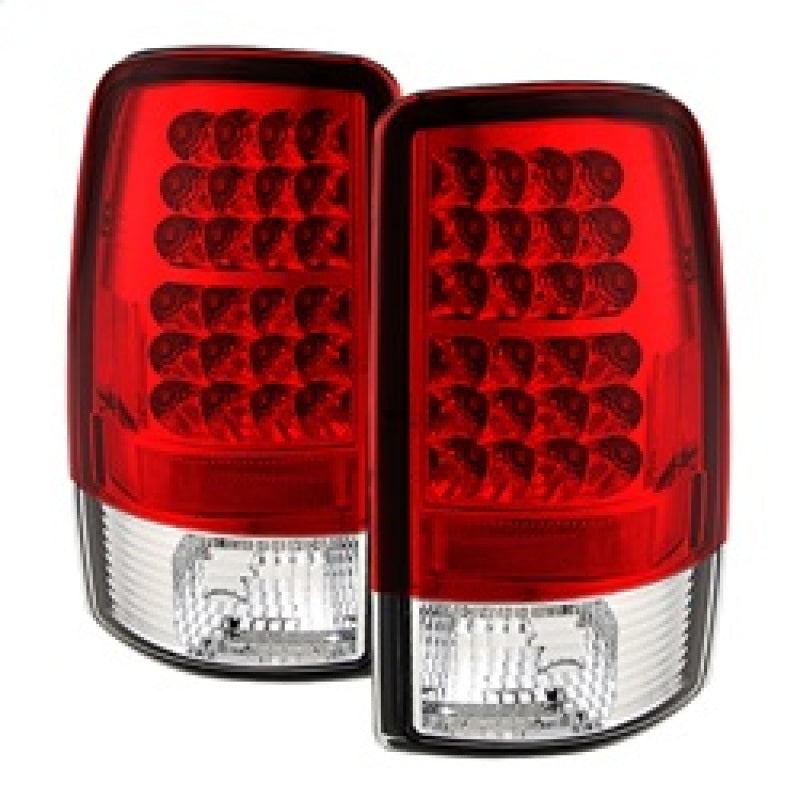 Spyder 5001542 fits Chevy 00-06 Suburban/Tahoe 1500/2500 LED Tail Lights Red Cl