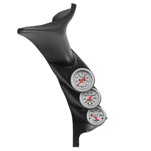 AutoMeter 7075 Autometer 99-06 fits Ford Powerstroke/SD Black Triple Pillar Ultra-Lite Gauge Kit