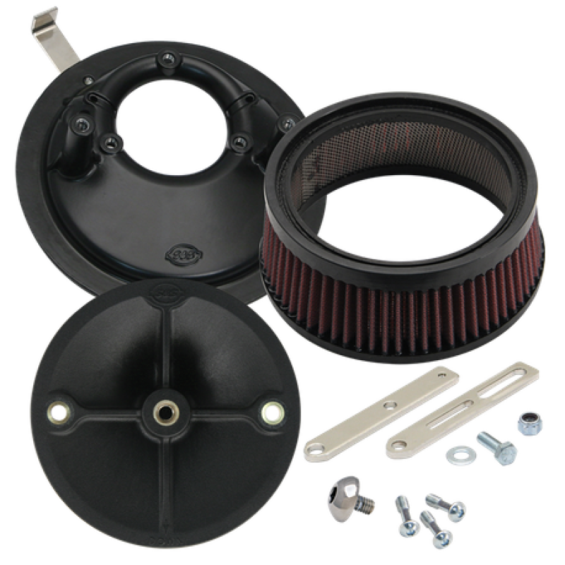 S&S 170-0176 Cycle 36-92 BT/57-90 Sportster Models w/ Super E/G Carbs Universal Stealth Air Cleaner Kit