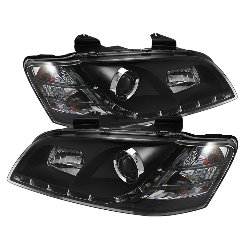 Spyder 5011626 fits Pontiac 08-09 G8 Projector Headlights DRL Black High H1 Low