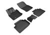 3D L1VW09701509 Maxpider 19-23 fits Volkswagen Taos Kagu Floor Mat- Black R1 R2