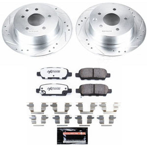 PowerStop K7864-26 07-10 fits Nissan Altima Rear Z26 Street Warrior Brake Kit