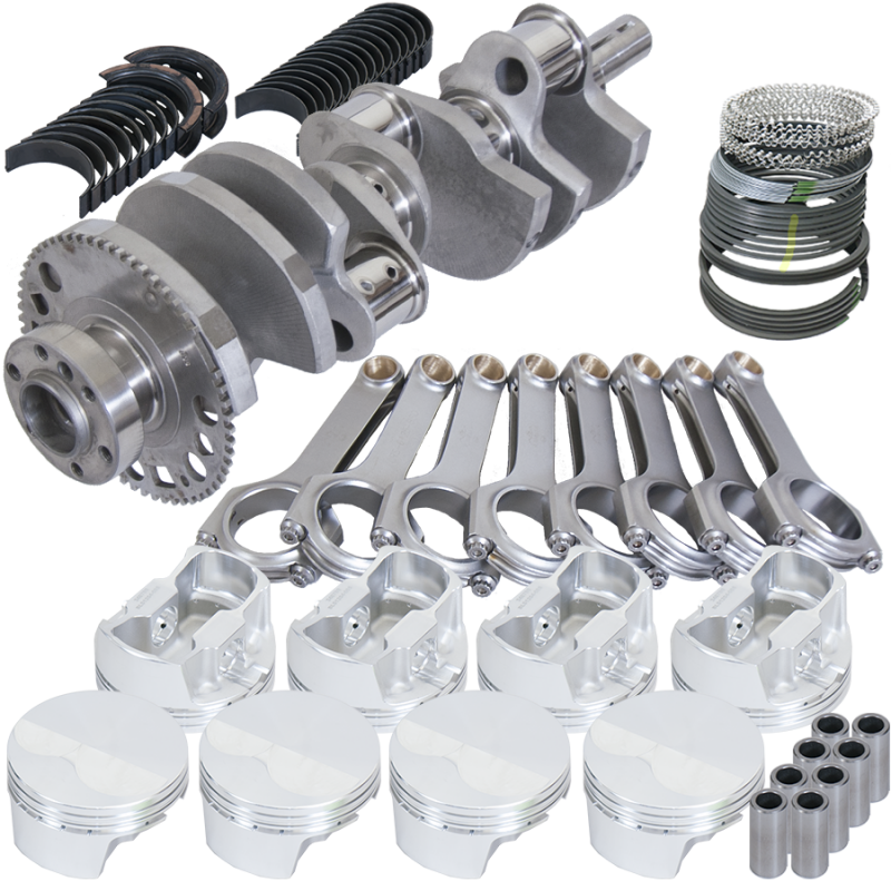 Eagle 128454125 fits Chevy LS7 4.000in Crank 58 Tth Reluctor 6.125in H-Beam 4.125in Pistons Rotating Assembly