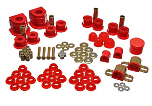 Energy Suspension 11.18101R 86-91 fits Mazda RX7 Red Hyper-Flex Master Bushing Set