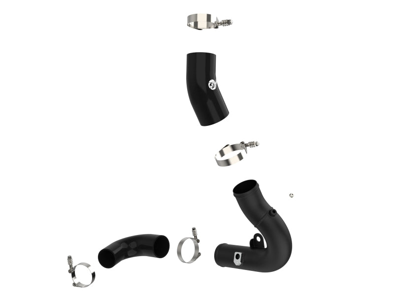 AFE 46-20609-B unner 2.75in Aluminum Cold Charge Pipe Black fits VW GTI (MKVIII