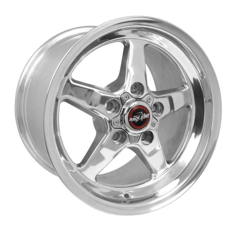 Race Star 92-510154DP 92 Drag Star 15x10.00 5x4.50bc 7.25bs Direct Drill Polished Wheel