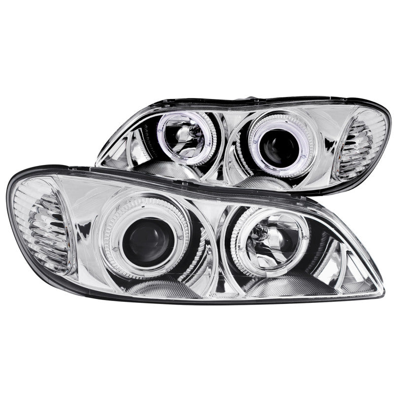 ANZO 121078 2004 fits Infiniti 00-20 I30 Projector Headlights w/ Halo Chrome