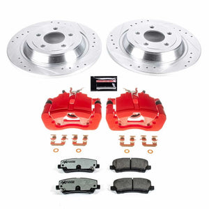 PowerStop KC6813 fits Ford Mustang Rear Z26 Street Warrior Brake Kit w/Calipers
