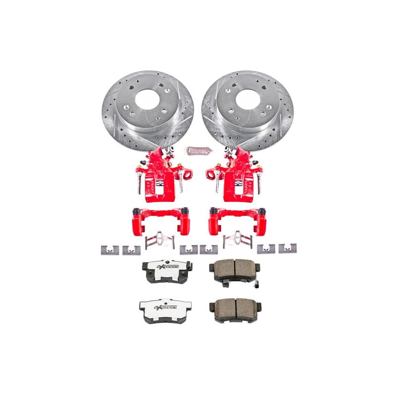 PowerStop KC1243 26 fits Acura ILX Rear Z26 Street Warrior Brake Kit w/Calipers