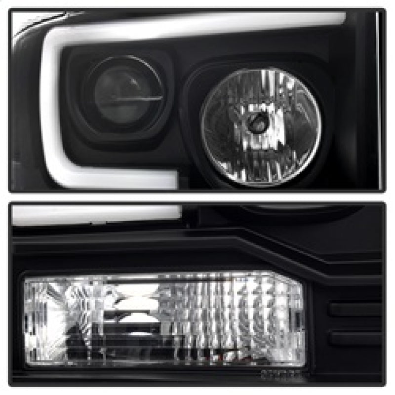 Spyder 5084507 fits Ford 05-07 F250/350/450 Projector Headlights - Light Bar DR