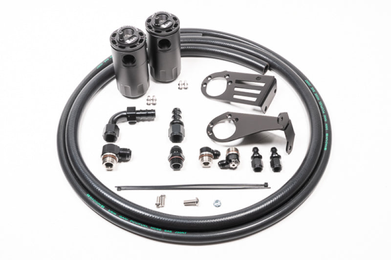 Radium Engineering 20-0637-FL fits Nissan S15 Silvia/200SX Dual Catch Can Kit Fl