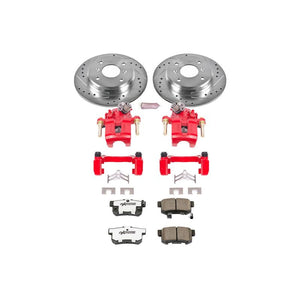 PowerStop KC407 fits Honda Prelude Rear Z26 Street Warrior Brake Kit w/Calipers