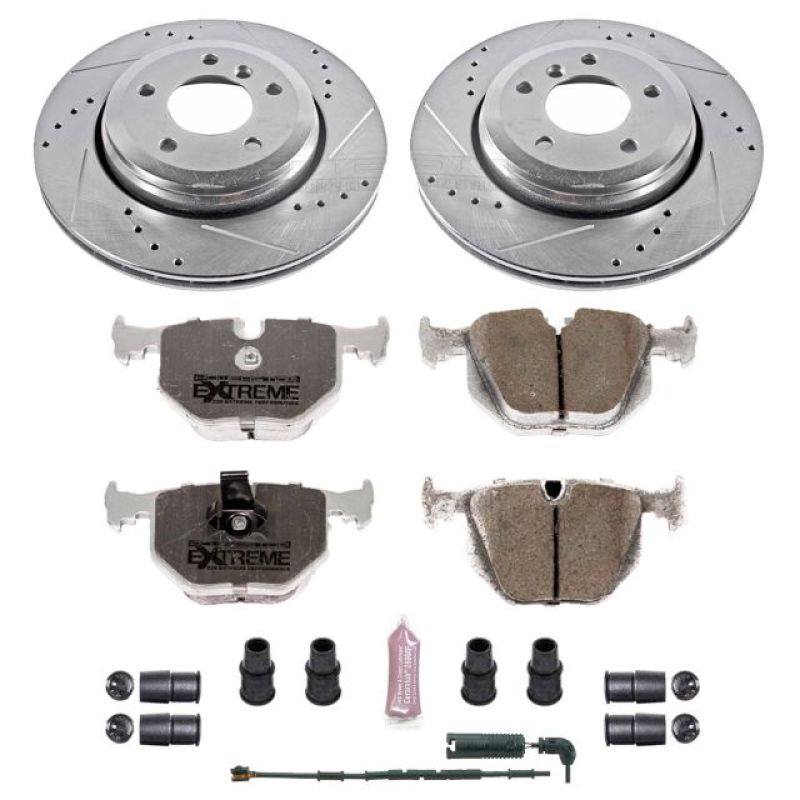 PowerStop K5729-26 01-06 fits BMW 330Ci Rear Z26 Street Warrior Brake Kit