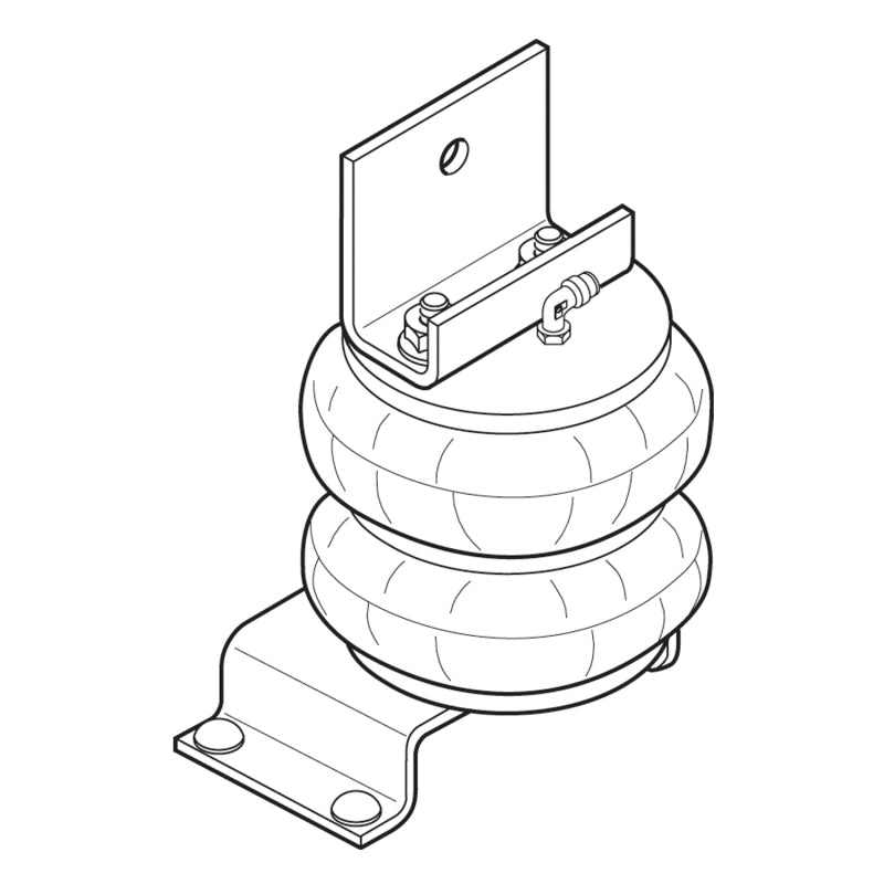 Firestone 2070 Ride-Rite Air Helper Spring Kit Front F35 (W217602070)