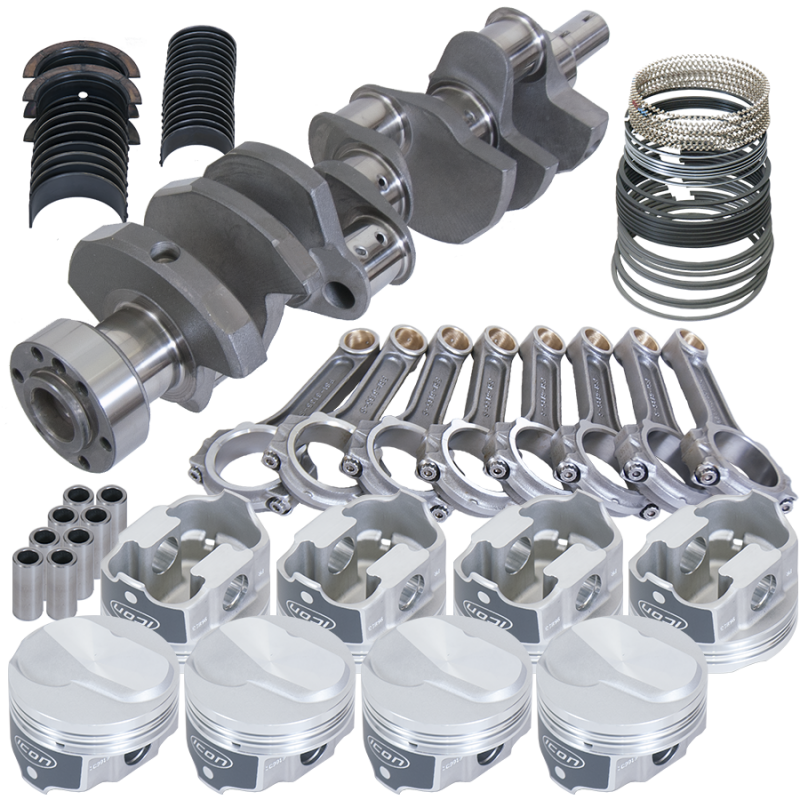 Eagle 18420L060 fits Chevy 454 1Pc 4.000in Crank 6.135in I-Beam Rod Closed Chamber 4.310in Piston Rotating Assembly