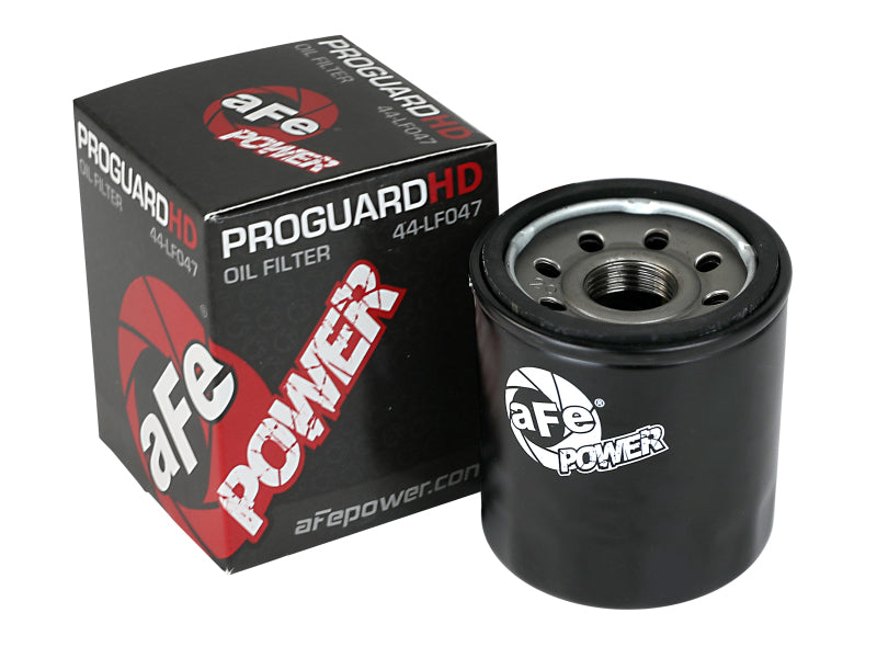 AFE 44-LF047-MB rd HD Oil Filter; 19-20 fits GM Silverado 1500; L4 2.7L - 4 Pac