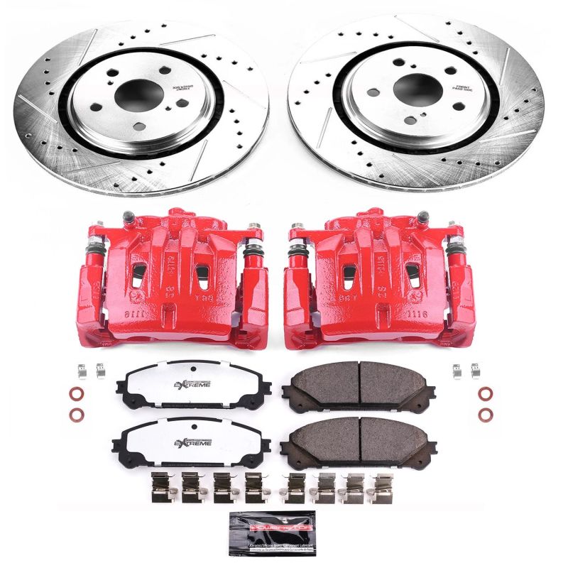 Power Stop KC7688A-36 16-21 fits Lexus RX450h Front Z36 Truck & Tow Kit w/Cals