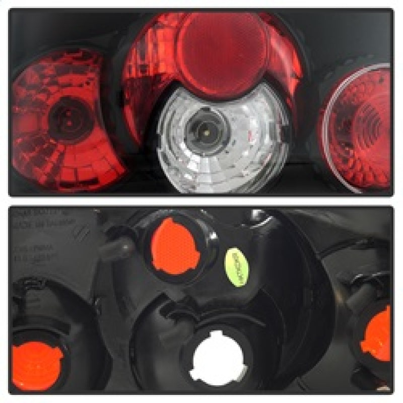 Spyder 5007407 fits Toyota 93-97 Corolla Euro Style Tail Lights Black ALT-YD-TC