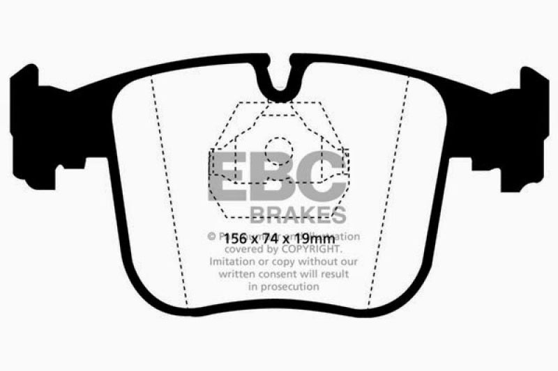 EBC DP2870 fits BMW 91-93 850 5.0 Greenstuff Front Brake Pads