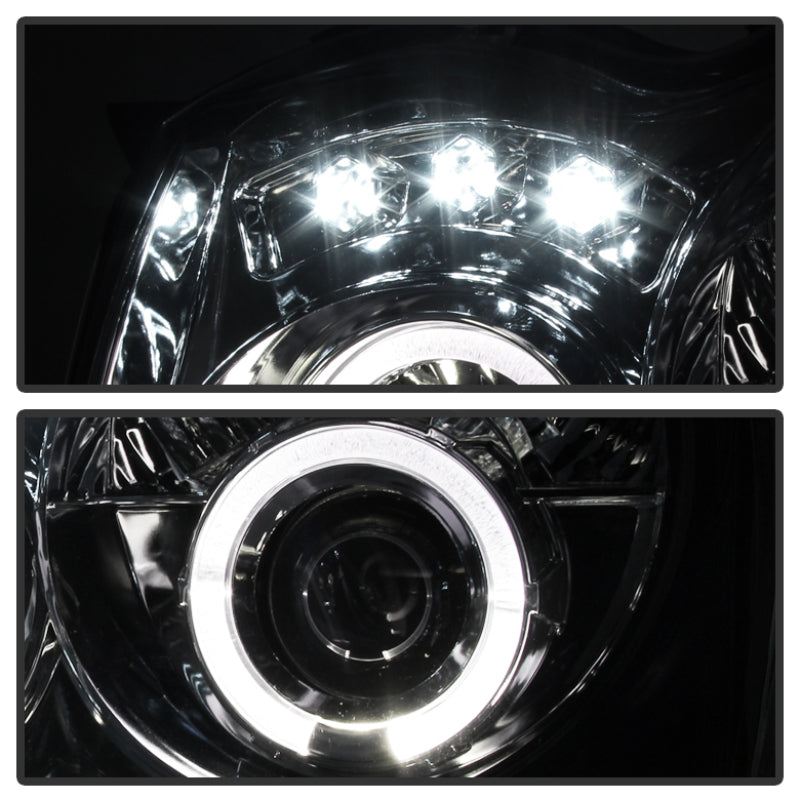 Spyder 5011114 fits Jeep 05-07 Grand Cherokee Projector Headlights LED Halo LED