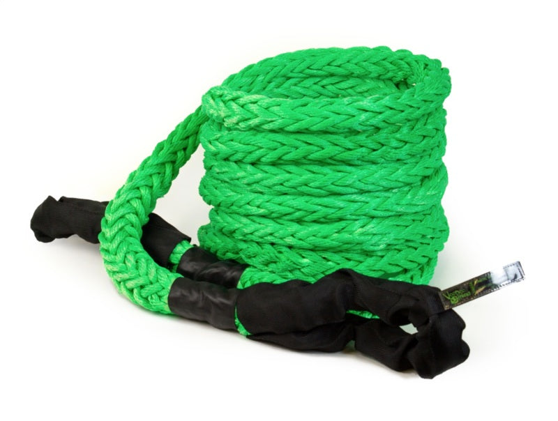 Voodoo Offroad 1300034A 2.0 Santeria Series 1-1/4in x 30 ft Kinetic Recovery Rope with Rope Bag - Green