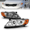 ANZO 121459 2013 fits Kia 11-20 Optima Projector Headlights w/ Halo Chrome (CCFL)