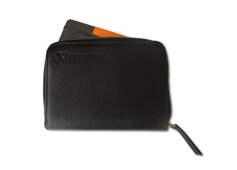 Akrapovic 800942 Leather Zip Notebook (S) black