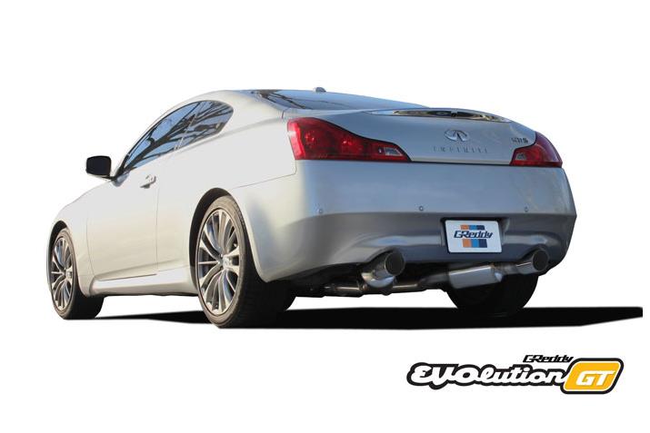 GReddy 10128304 07-14 fits Infiniti G37 Evolution (RWD ONLY) GT 304SS Cat-Back E