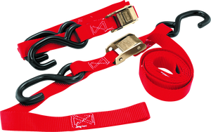 BikeMaster 100513 BikeMaster Tiedown Integrated Softhook - Red
