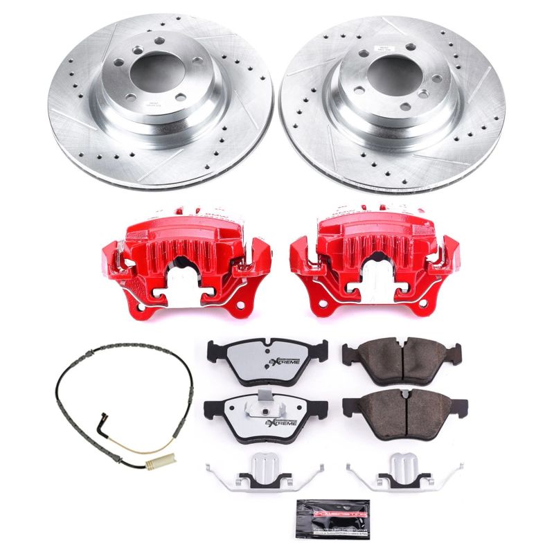 PowerStop KC5767 26 fits BMW 330xi Front Z26 Street Warrior Brake Kit w/Calipers
