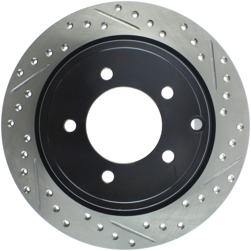 Stoptech 127.63069L Slotted & Drilled Sport Brake Rotor