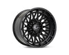 Vossen HFX-3 20x10 - 8x170 - ET18 - Super Deep Face - 125.1 - Satin Black Wheel