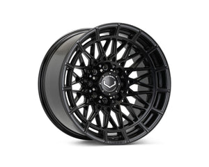 Vossen HFX-3 24x12 - 8x170 - ET44 - Ultra Deep Face - 125.1 - Satin Black Wheel