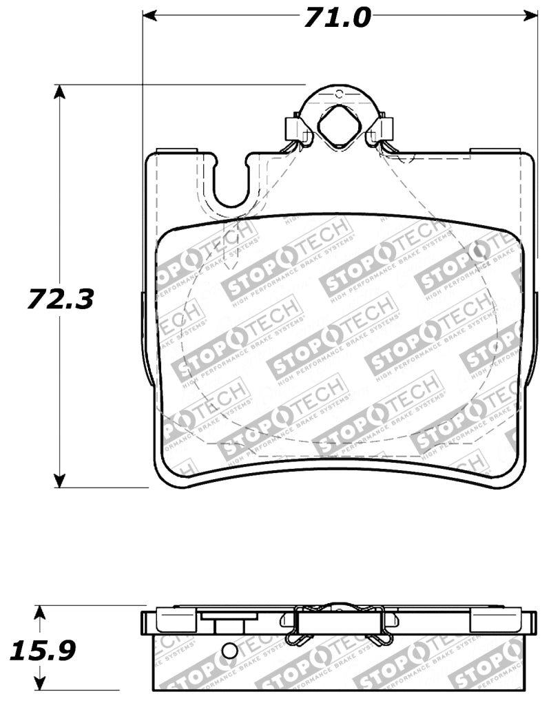 Stoptech 309.0848 Performance Brake Pads