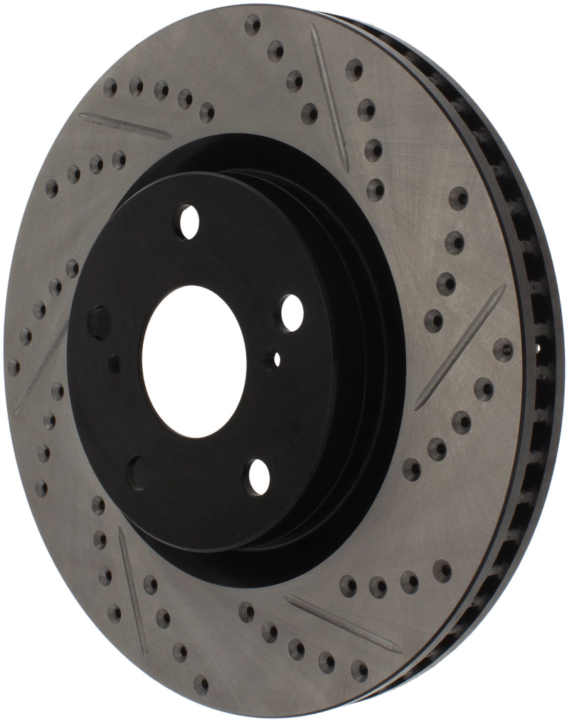 Stoptech 127.44146L 07-09 Lexus ES 250/ES 300/ ES330/ES350 SportStop Slotted & Drilled Left Front Rotor