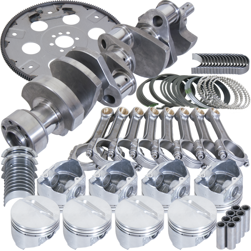 Eagle B13555L04068 fits Chevy LT1350 1Pc 3.750in Crank 5.700in I-Beam Rods 4.040in Pistons 168 Tooth FP Blncd Assembly