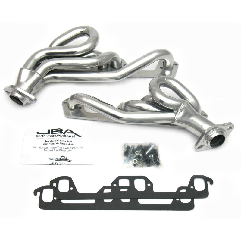 JBA 1945S-1JS fits Dodge 96-03 Truck 5.2L/5.9L Magnum 1-1/2in Primary Silver Ctd Cat4Ward Header