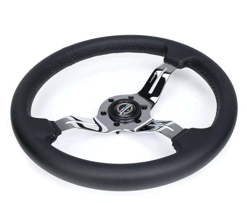 NRG ST-010CH-PR ST-010CH-PR Light Weight Gaming Steering Wheel - Splitz Chrome