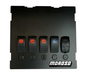 Moroso 74317 99-04 fits Mazda Miata NB Radio/HVAC Pocket Block Off Plate With Sw