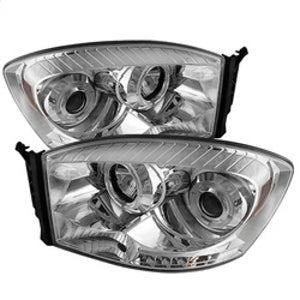 SPYDER 5010018 fits Dodge Ram 1500/Ram 2500 Projector Headlights LED Halo LED