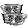 SPYDER 5010018 fits Dodge Ram 1500/Ram 2500 Projector Headlights LED Halo LED