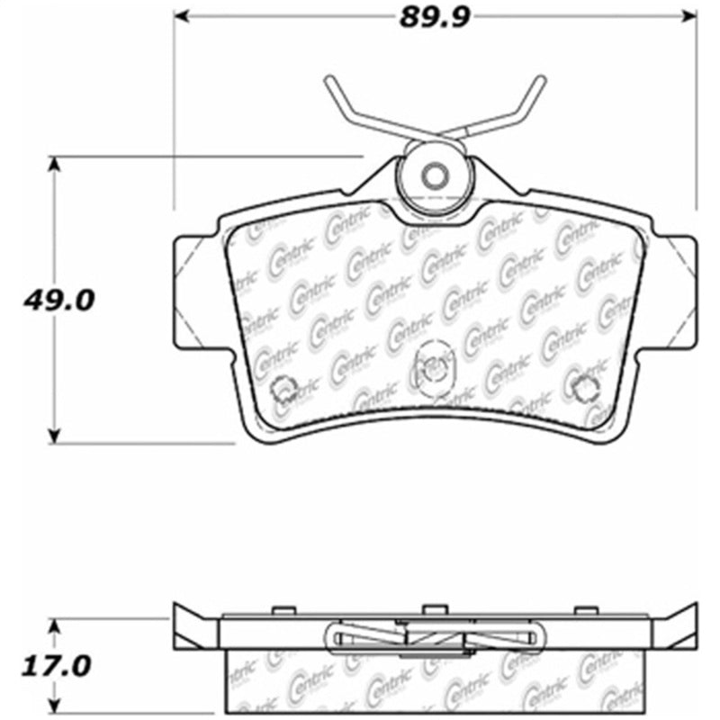 Stoptech 308.0627 Street Touring Brake Pads