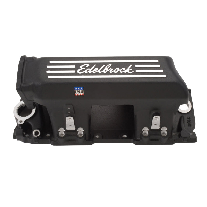 Edelbrock 71363 Manifold EFI Pro-Flo XT BB fits Chevy Rect Port Heads Black Powder Coated